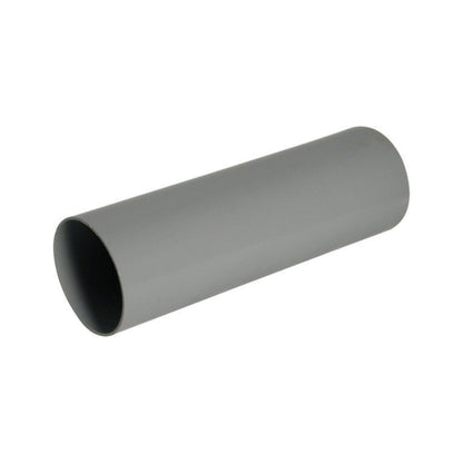 Floplast Hi-Cap Round 80mm 4m Downpipe Length - JJ Building Materials