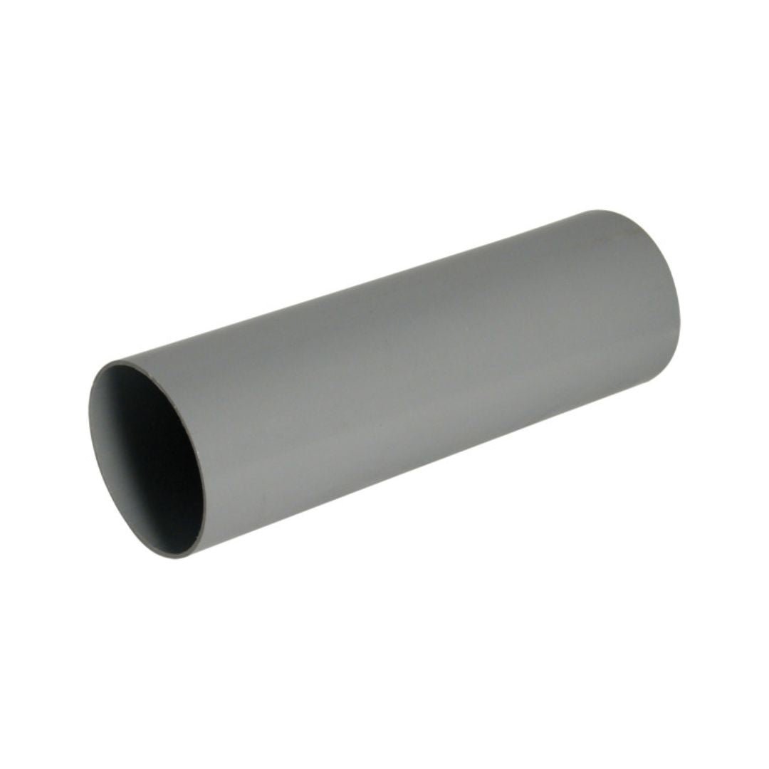 Floplast Hi - Cap Round 80mm 4m Downpipe Length - JJ Building Materials