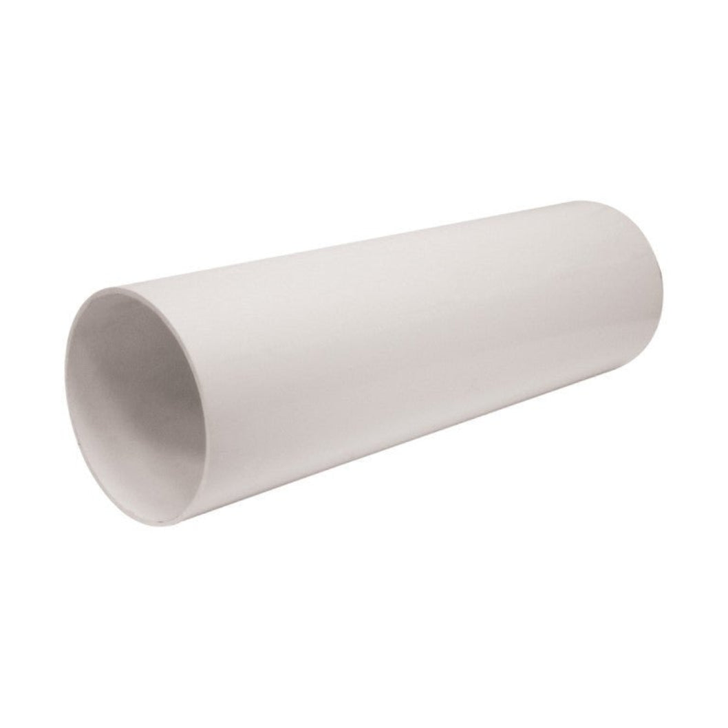 Floplast Hi-Cap Round 80mm 4m Downpipe Length - JJ Building Materials