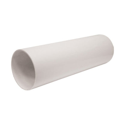 Floplast Hi-Cap Round 80mm 4m Downpipe Length - JJ Building Materials