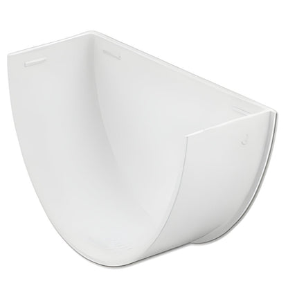 Floplast Hi - Cap Round Internal Stop End For Gutter - JJ Building Materials