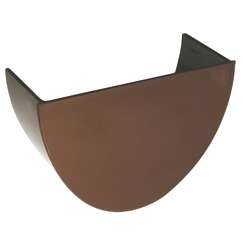 Floplast Hi - Cap Round Internal Stop End For Gutter - JJ Building Materials