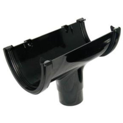 Floplast Hi - Cap Round Running Outlet Gutter - JJ Building Materials