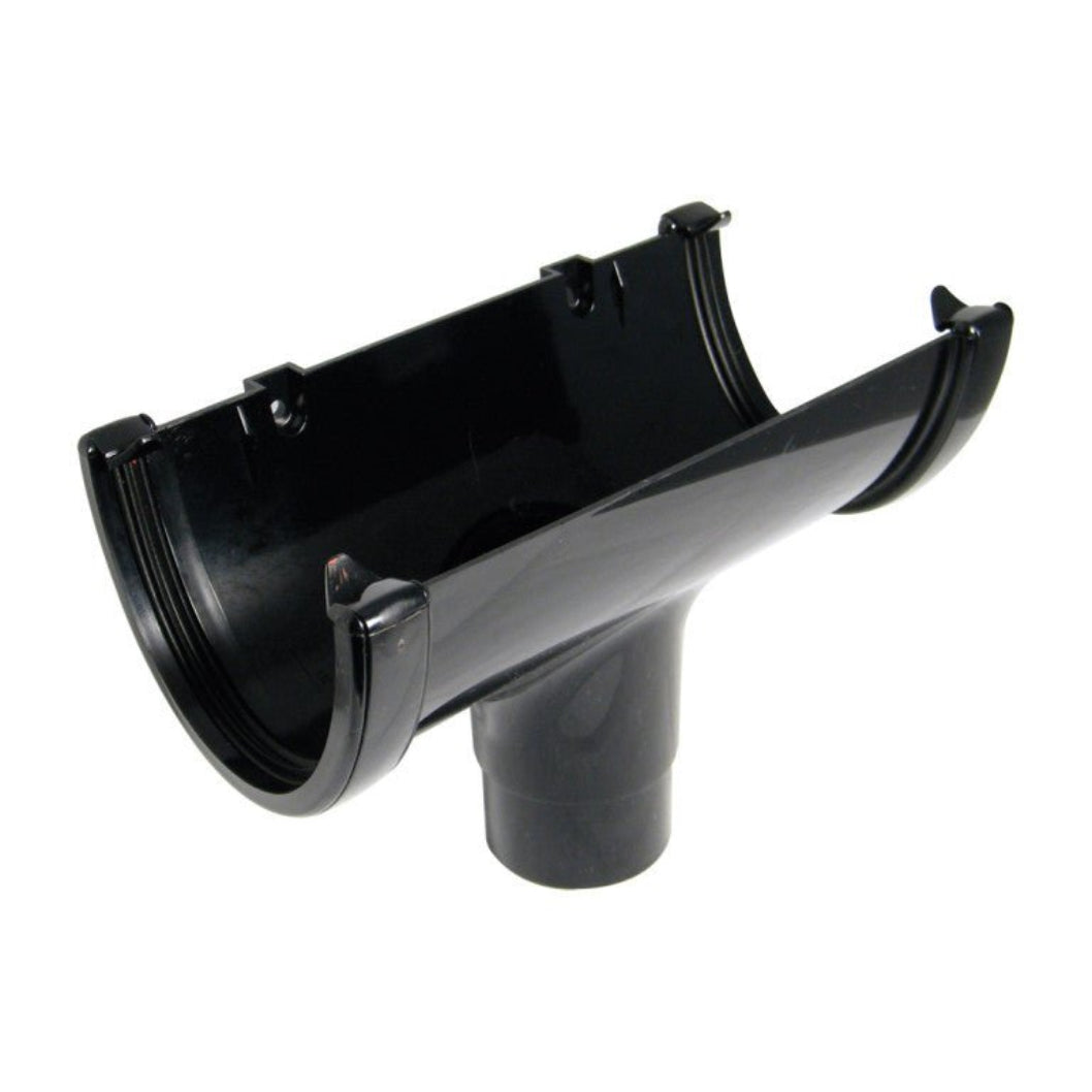 Floplast Hi-Cap Round Running Outlet Gutter - JJ Building Materials