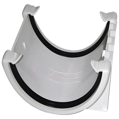 Floplast Hi - Cap Round Union Gutter bracket - JJ Building Materials