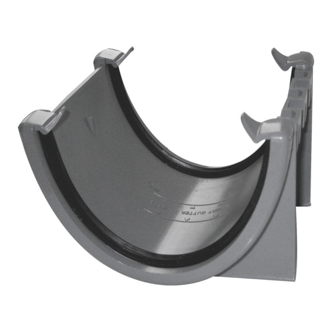 Floplast Hi-Cap Round Union Gutter bracket - JJ Building Materials
