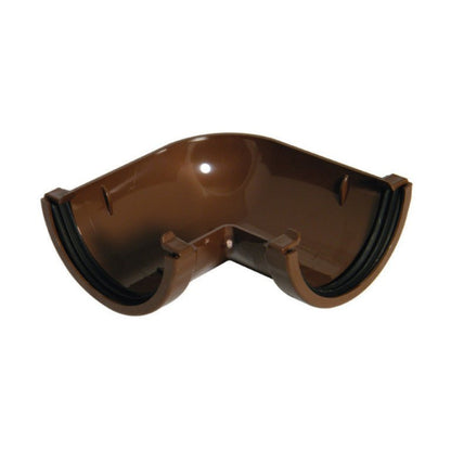 Floplast MiniFlo 135 Degree Angle 76mm Gutter - JJ Building Materials