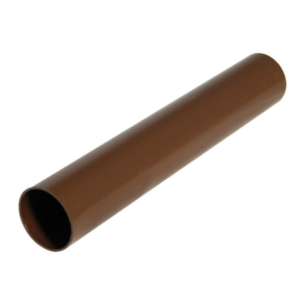 Floplast MiniFlo 50mm Round Downpipe 2m Length - JJ Building Materials