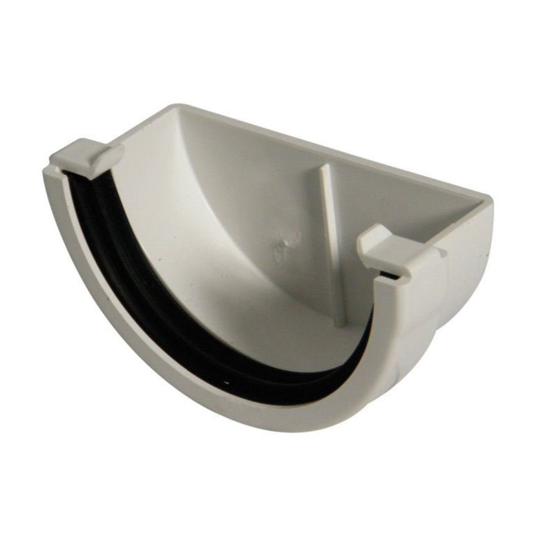 Floplast MiniFlo 76mm External Stop End - JJ Building Materials