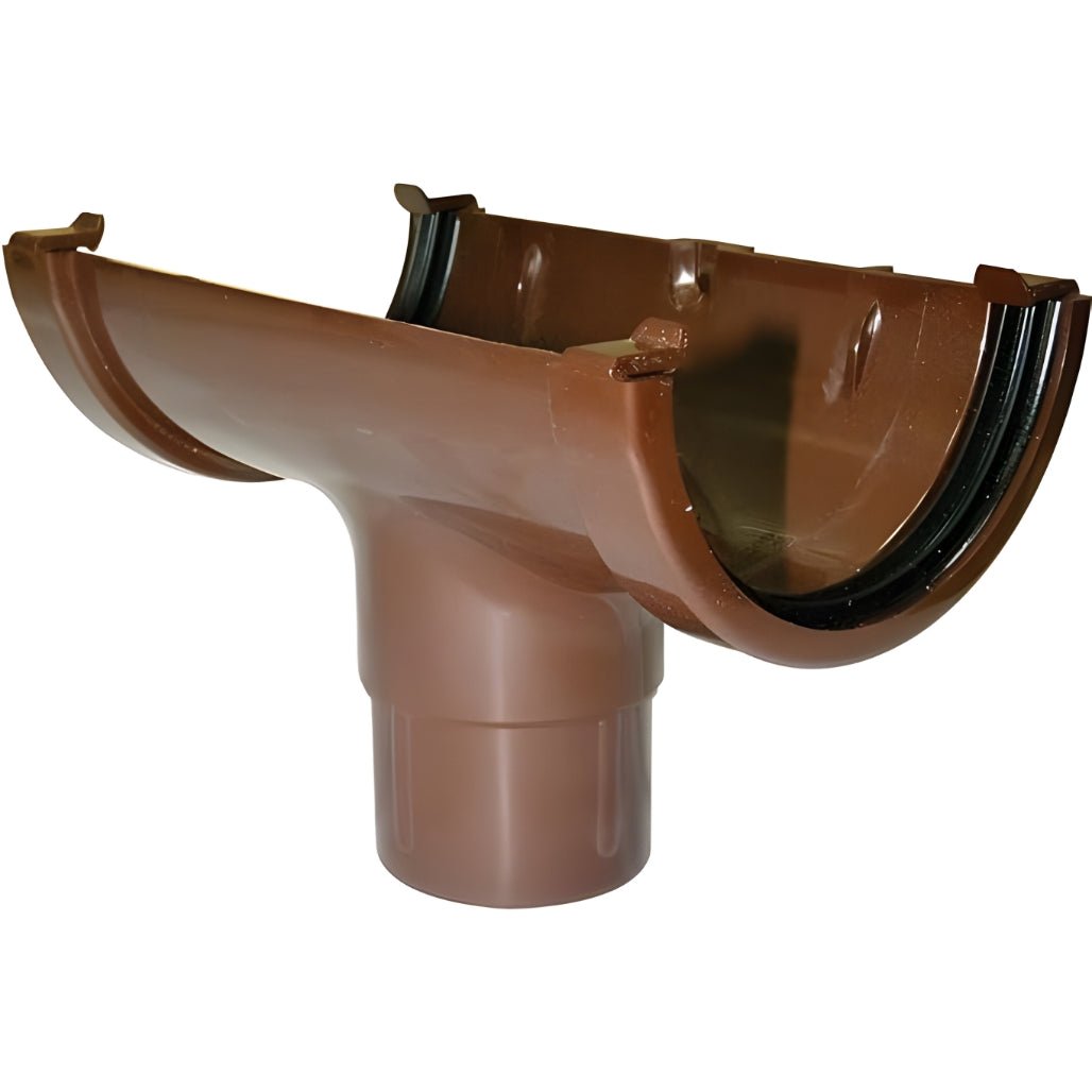 Floplast MiniFlo 76mm Running Outlet Gutter - JJ Building Materials