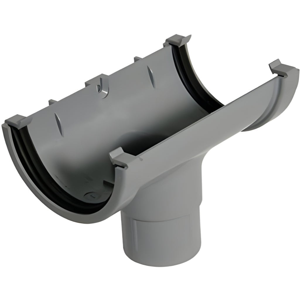 Floplast MiniFlo 76mm Running Outlet Gutter - JJ Building Materials