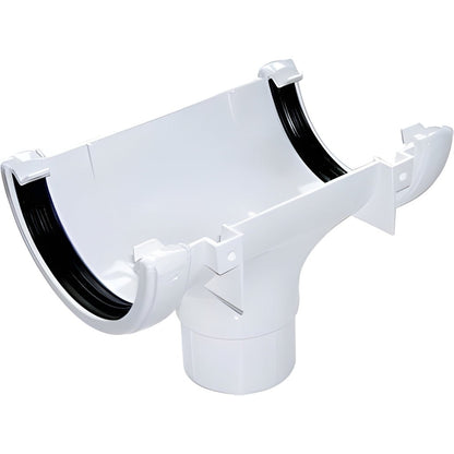Floplast MiniFlo 76mm Running Outlet Gutter - JJ Building Materials