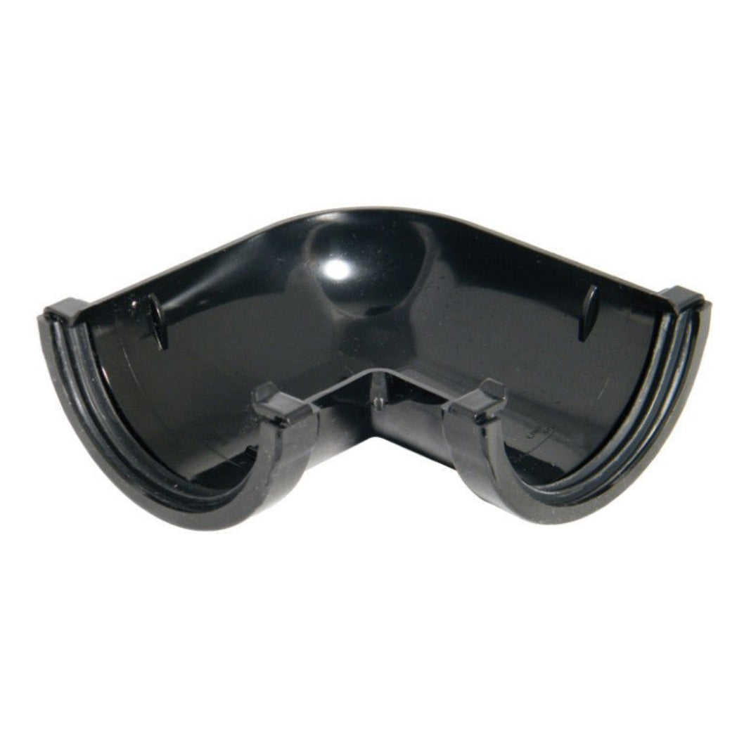 Floplast MiniFlo 90 Degree Angle 76mm Gutter - JJ Building Materials