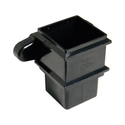 Floplast Pipe Square Socket 65mm With Fixing Lugs - JJ Building Materials