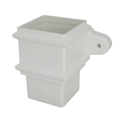 Floplast Pipe Square Socket 65mm With Fixing Lugs - JJ Building Materials