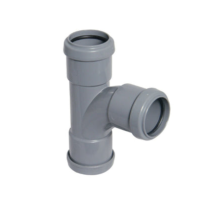 Floplast Push Fit Waste Tee - JJ Building Materials
