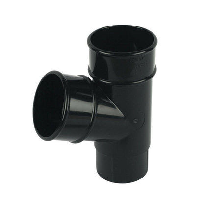 Floplast Round 112 Degree Branch 68mm Downpipe - JJ Building Materials