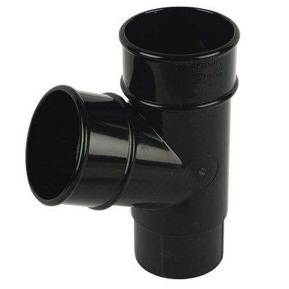 Floplast Round 112 Degree Branch 68mm Downpipe