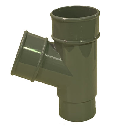 Floplast Round 112 Degree Branch 68mm Downpipe