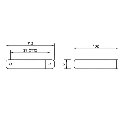 Floplast Round Downpipe Clip 68mm