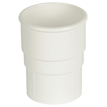 Floplast Round Downpipe Connector 68mm
