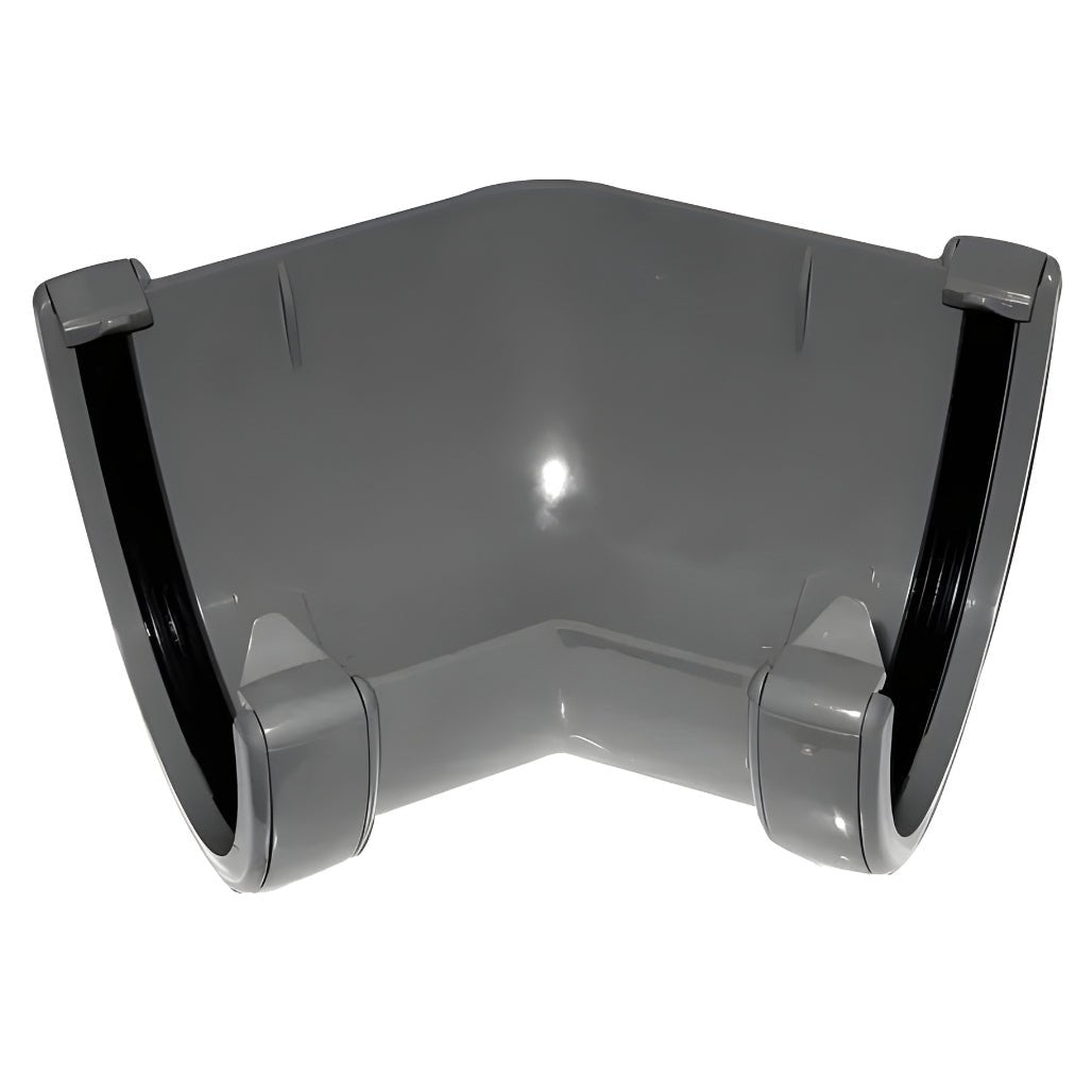 Floplast Round Hi - Cap Angle Gutter - JJ Building Materials