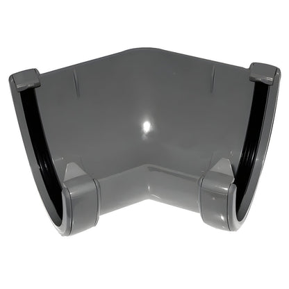 Floplast Round Hi - Cap Angle Gutter - JJ Building Materials