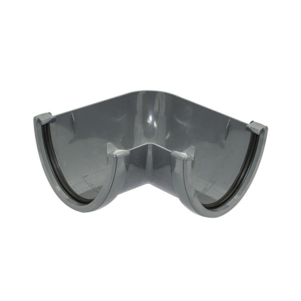 Floplast Round Hi-Cap Angle Gutter - JJ Building Materials