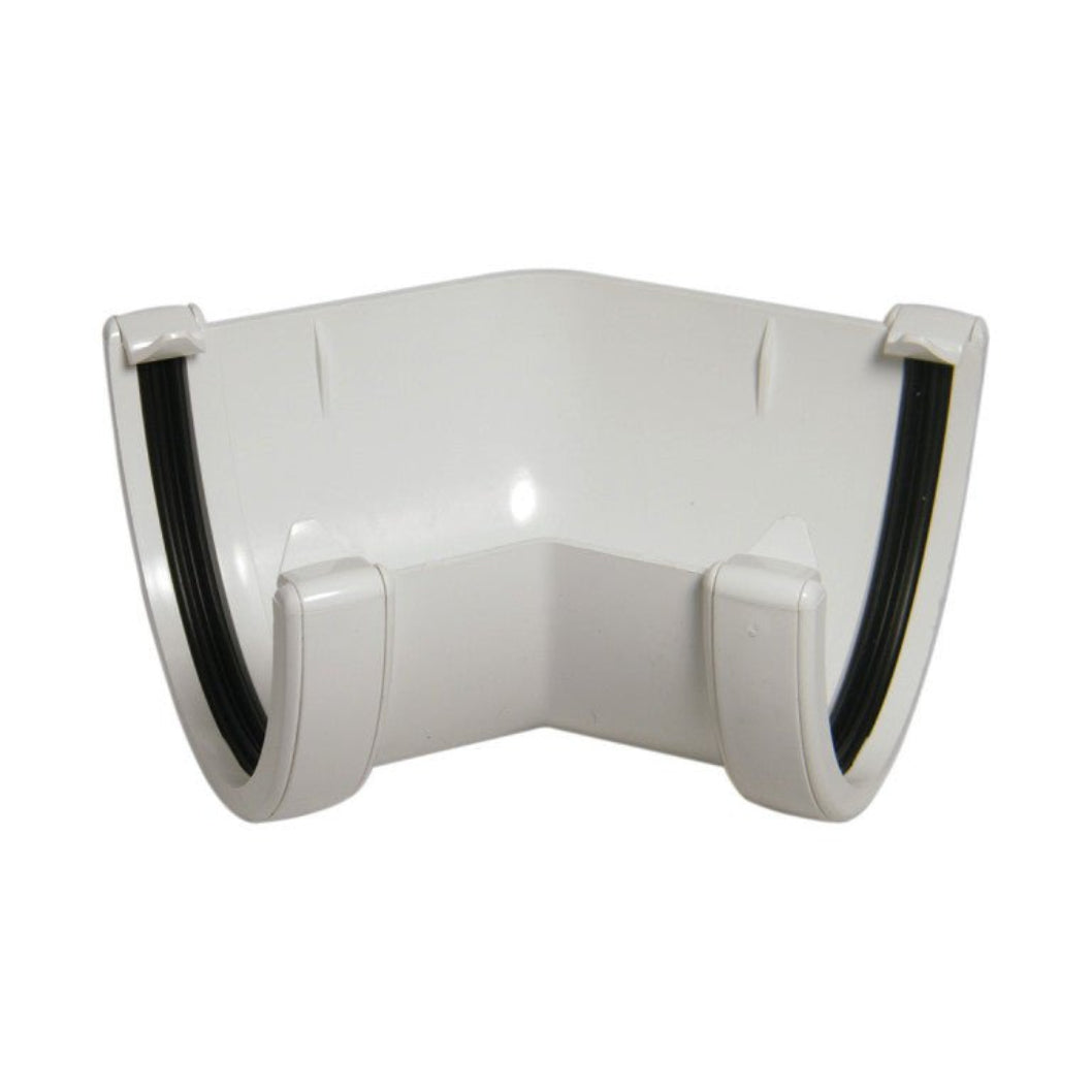 Floplast Round Hi-Cap Angle Gutter - JJ Building Materials