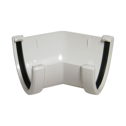 Floplast Round Hi-Cap Angle Gutter - JJ Building Materials