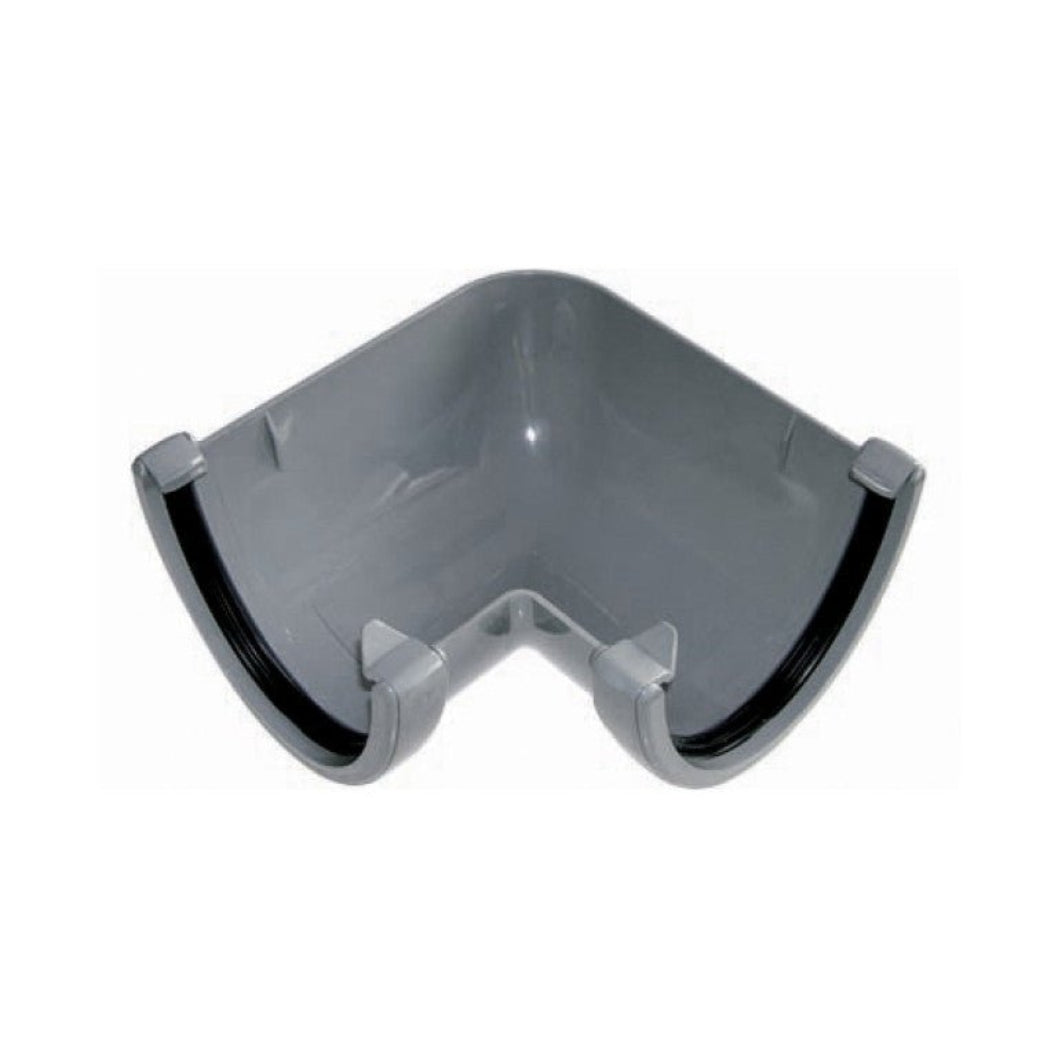 Floplast Round Hi-Cap Angle Gutter - JJ Building Materials