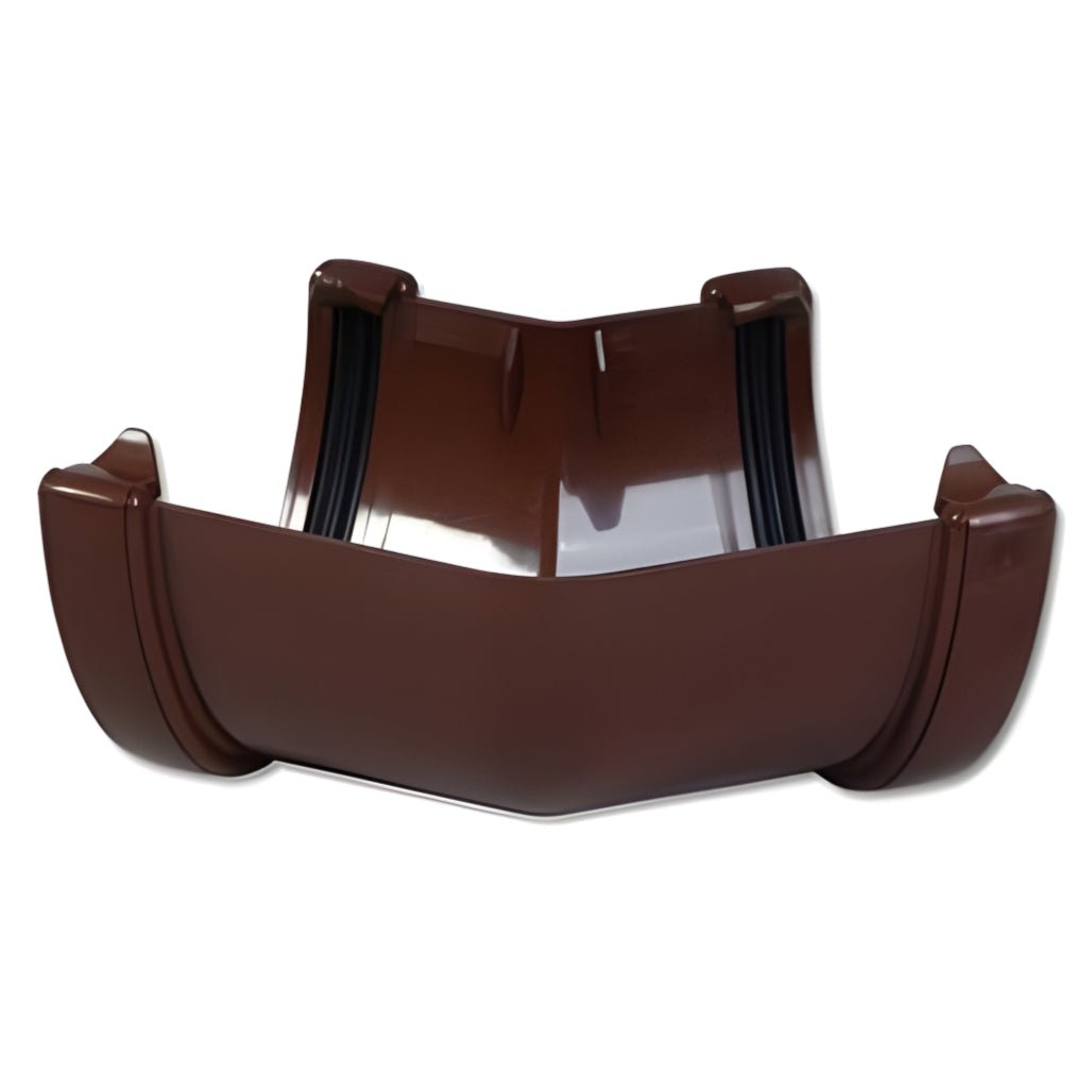 Floplast Round Hi - Cap Angle Gutter - JJ Building Materials