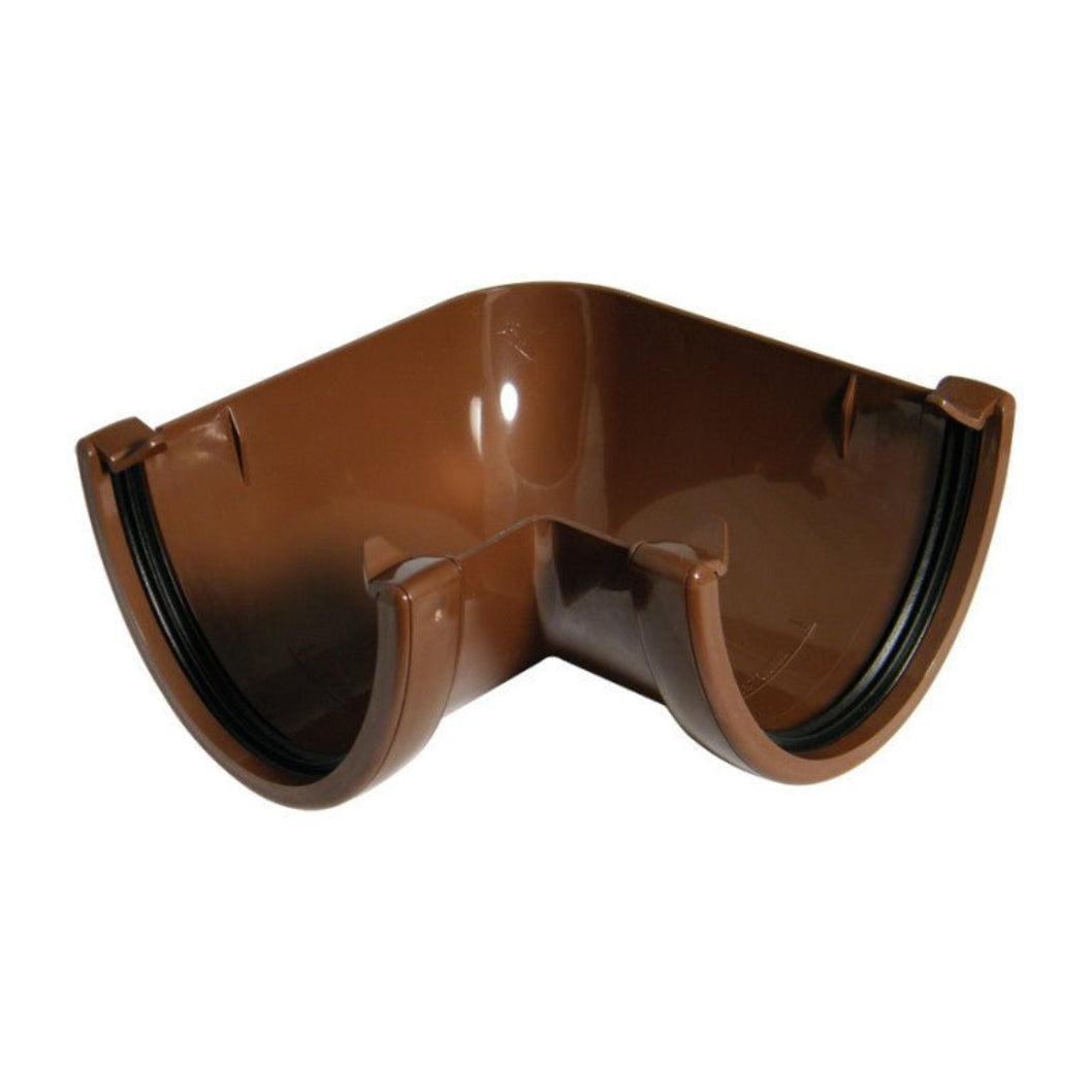 Floplast Round Hi-Cap Angle Gutter - JJ Building Materials