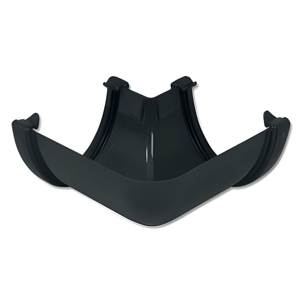 Floplast Round Hi - Cap Angle Gutter - JJ Building Materials