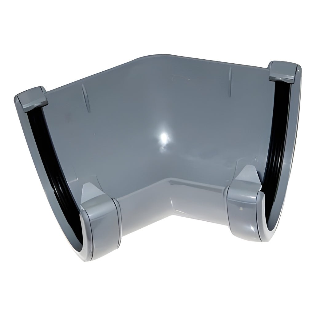 Floplast Round Hi - Cap Angle Gutter - JJ Building Materials
