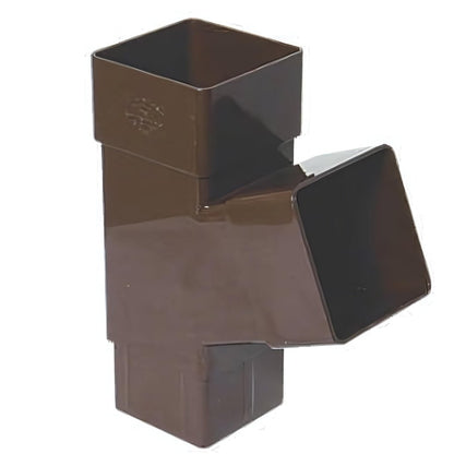 Floplast Square 112 Degree Branch 65mm Downpipe - JJ Building Materials