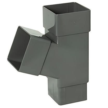 Floplast Square 112 Degree Branch 65mm Downpipe - JJ Building Materials