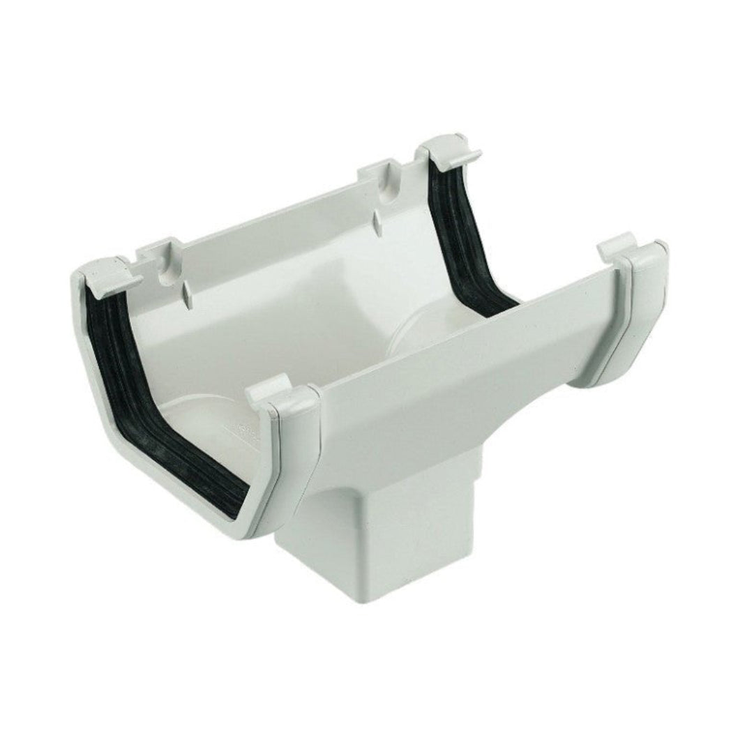 Floplast Square 114mm Running Outlet - JJ Building Materials