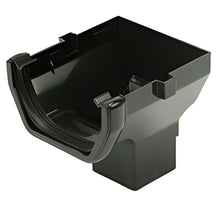 Floplast Square 114mm Stop End Outlet For Gutter - JJ Building Materials
