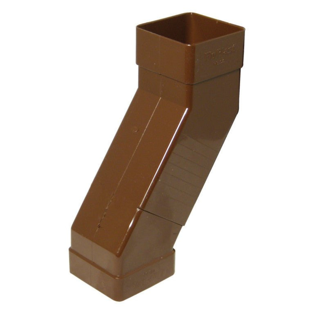 Floplast Square 65mm Adjustable Offset Bend - JJ Building Materials