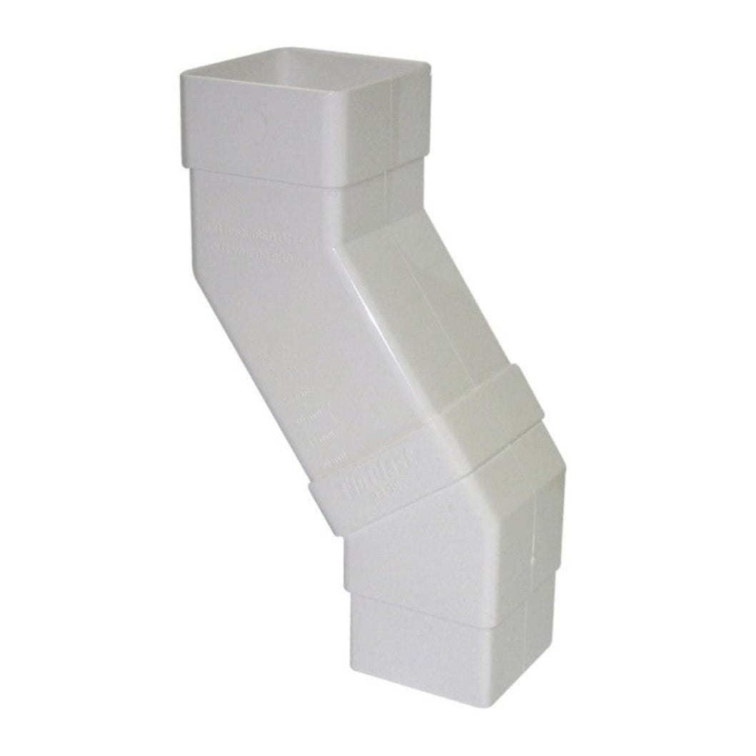 Floplast Square 65mm Adjustable Offset Bend - JJ Building Materials