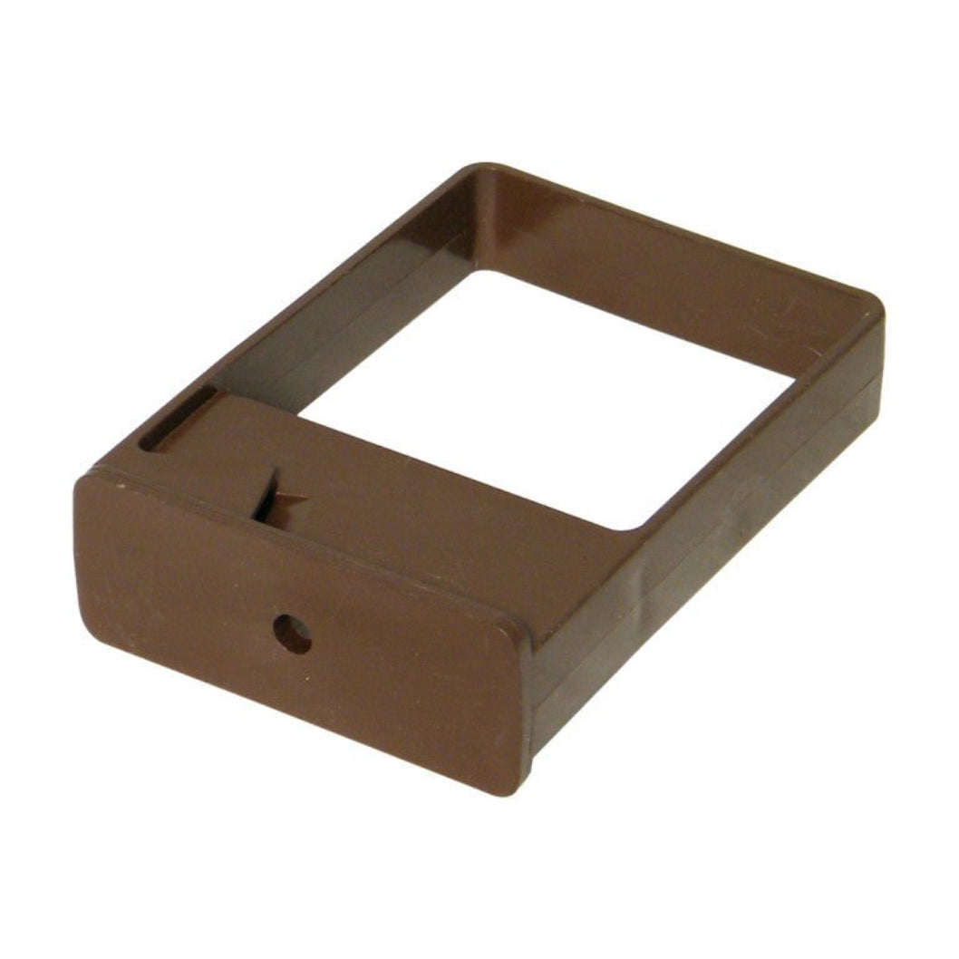 Floplast Square 65mm Single Fix Pipe Clip - JJ Building Materials