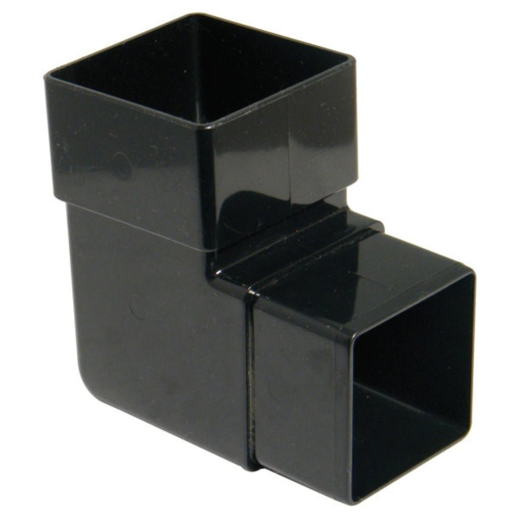 Floplast Square 90 Degree Bend 65mm Downpipe - JJ Building Materials