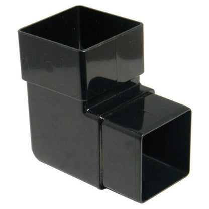 Floplast Square 90 Degree Bend 65mm Downpipe - JJ Building Materials