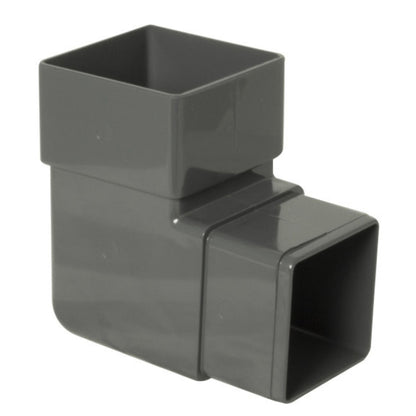 Floplast Square 90 Degree Bend 65mm Downpipe - JJ Building Materials