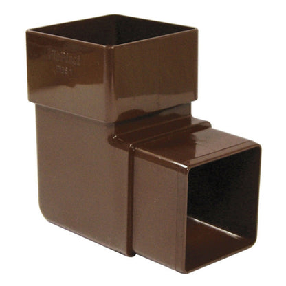 Floplast Square 90 Degree Bend 65mm Downpipe