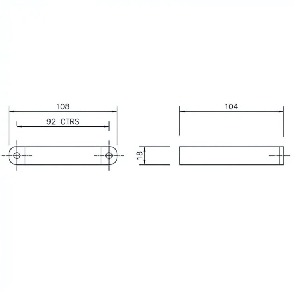 Floplast Square Downpipe Clip 65mm - JJ Building Materials