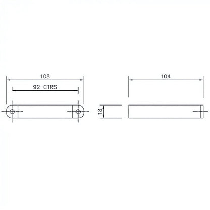 Floplast Square Downpipe Clip 65mm - JJ Building Materials