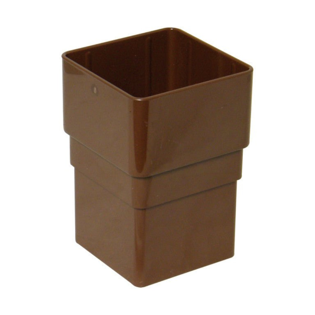 Floplast Square Downpipe Connector 65mm - JJ Building Materials