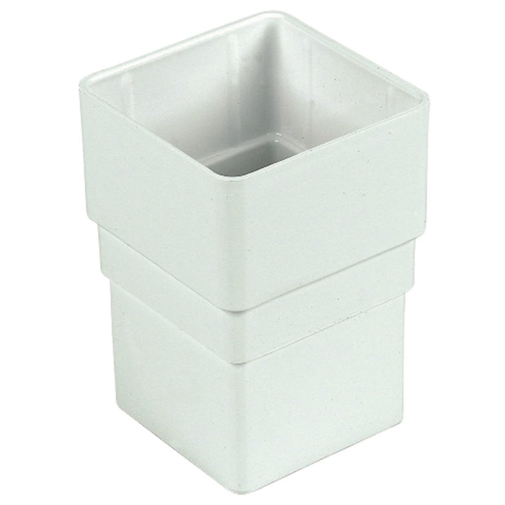 Floplast Square Downpipe Connector 65mm - JJ Building Materials